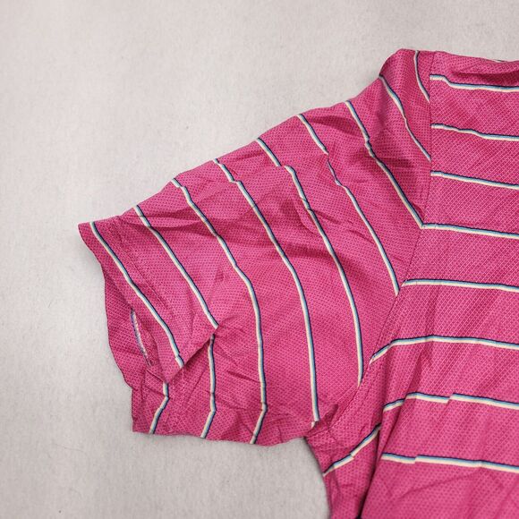 Bobby Jones Casual Collared Short Sleeve Polo Shirt Adult Mens Size M Pink - Picture 4 of 10